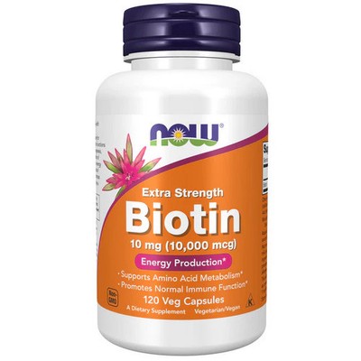 Biotin Extra Strength 120 vcaps  by Now Foods