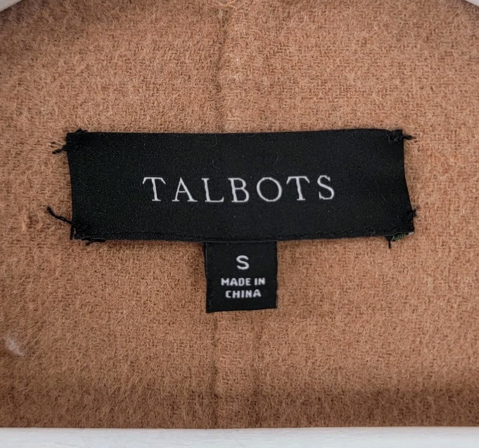 Talbots Womens Jacket Windowpane Double Faced Woo… - image 4