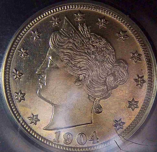 1904-P Liberty Nickel — photo from the most recent tracked eBay sale
