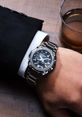 時計 CASIO G-SHOCK GST-B600D-1AJF CASIO G-SHOCK G-STEEL GST-B600D-1AJF Black Men's Watch New in Box
