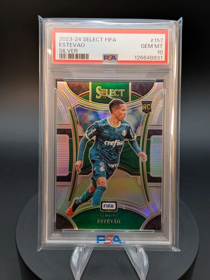 2023-24 Panini Select Fifa - Estevao Silver #157 RC Rookie  PSA 10 - Bild 1 von 1