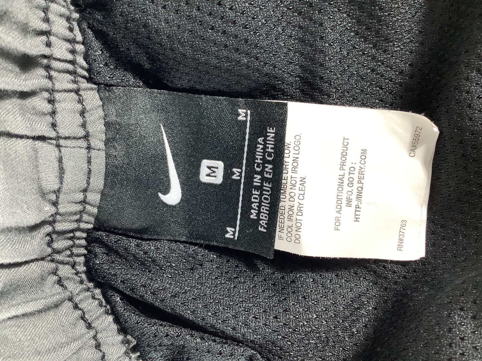 Nike Shorts Mens Medium Black Blue Gym Shorts Pockets Sku 328 image 3