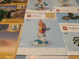 Lego Creator 3 in 1 Instructions MANUALS ONLY For Sets 31058 31140 & 31159