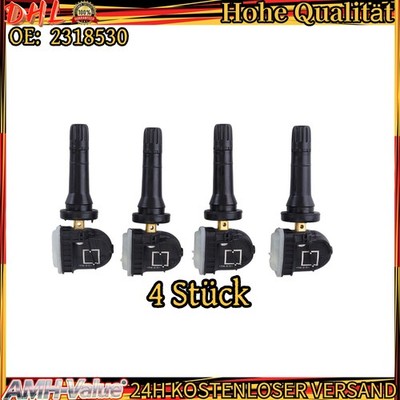 4x SCHRADER Reifendrucksensor für FORD FIESTA 6 FOCUS 3 KUGA 2 MONDEO 5 2318530