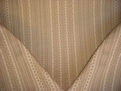 2Y Jed Johnson Home JJH1027 Castaing Stripe Sand Woven Ikat Upholstery Fabric