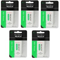 5 Pack Reach Mint Waxed Dental Floss - 200 Yard Each on sale 5 Pack Reach Mint Waxed Dental Floss - 200 Yard Each on sale
