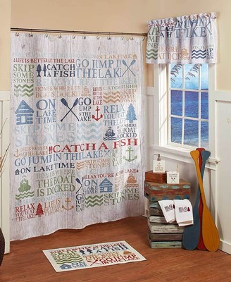 Lake Words Themed Home Bathroom Collection Set Or Separate Accessories Ebay