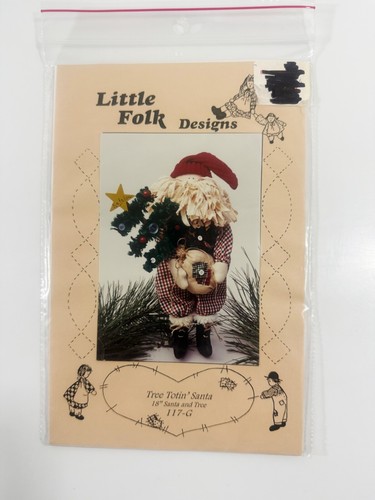 Little Folk Designs Tree Totin Santa Pattern