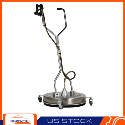 #ad 24quot; 4000 psi Pressure Washer Surface Cleaner with 4 Wheels 8GPM Dual Handle $205.19