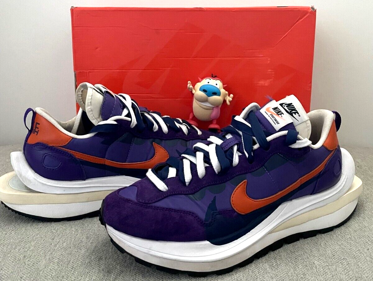 SACAI X NIKE Nike x Sacai Vaporwaffle viola arancione taglia 10 5 Phoenix Suns Travis Golf CPFM NDS