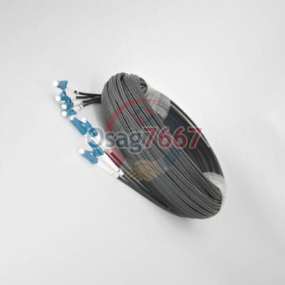 SM LC UPC Patch Cord Butterfly 4 Cores Outdoor FTTH Fiber Optic Drop Cable 200M