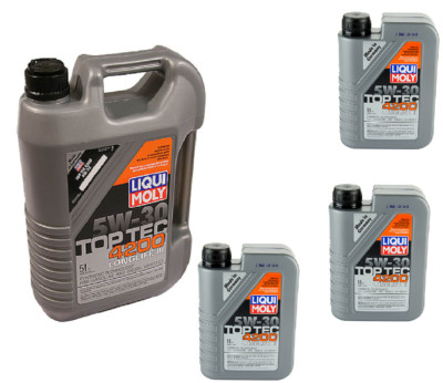 x8 LITER KIT Liqui Moly TOP TEC 4200 5w30 Engine Motor Oil for BMW Mercedes VW