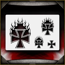 Iron Cross 1 Airbrush Stencil Template Airsick