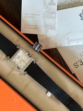 Hermes H Stainless Steel MOP 11P Diamond (King Size) Watch HH1.810 4