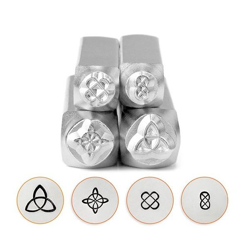 Kit Timbres En Métal ImpressArt Motif Mandala & Henné - Série 1 Pour Bijoux Et Artisanat