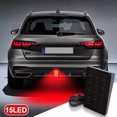 Universal 15LED Auto-Warnleuchte Bremsleuchte Rücklicht Blinker Stop Light 12V