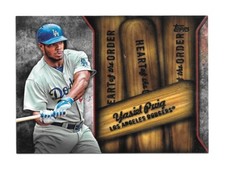 2015 Topps Series 2 YASIEL PUIG Heart of the Order - LA DODGERS - #HOR-6