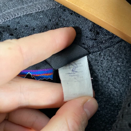 Patagonia Jacket Womens M Grey Synchilla Fleece Vest High Arctic Vintage SP00 - Picture 6 of 16