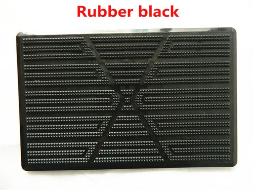 25x16cm Schwarz PVC Boden Teppich Matte Patch Fuß Fersenplatte Pedal Pad für Auto SUV - Bild 6 von 10
