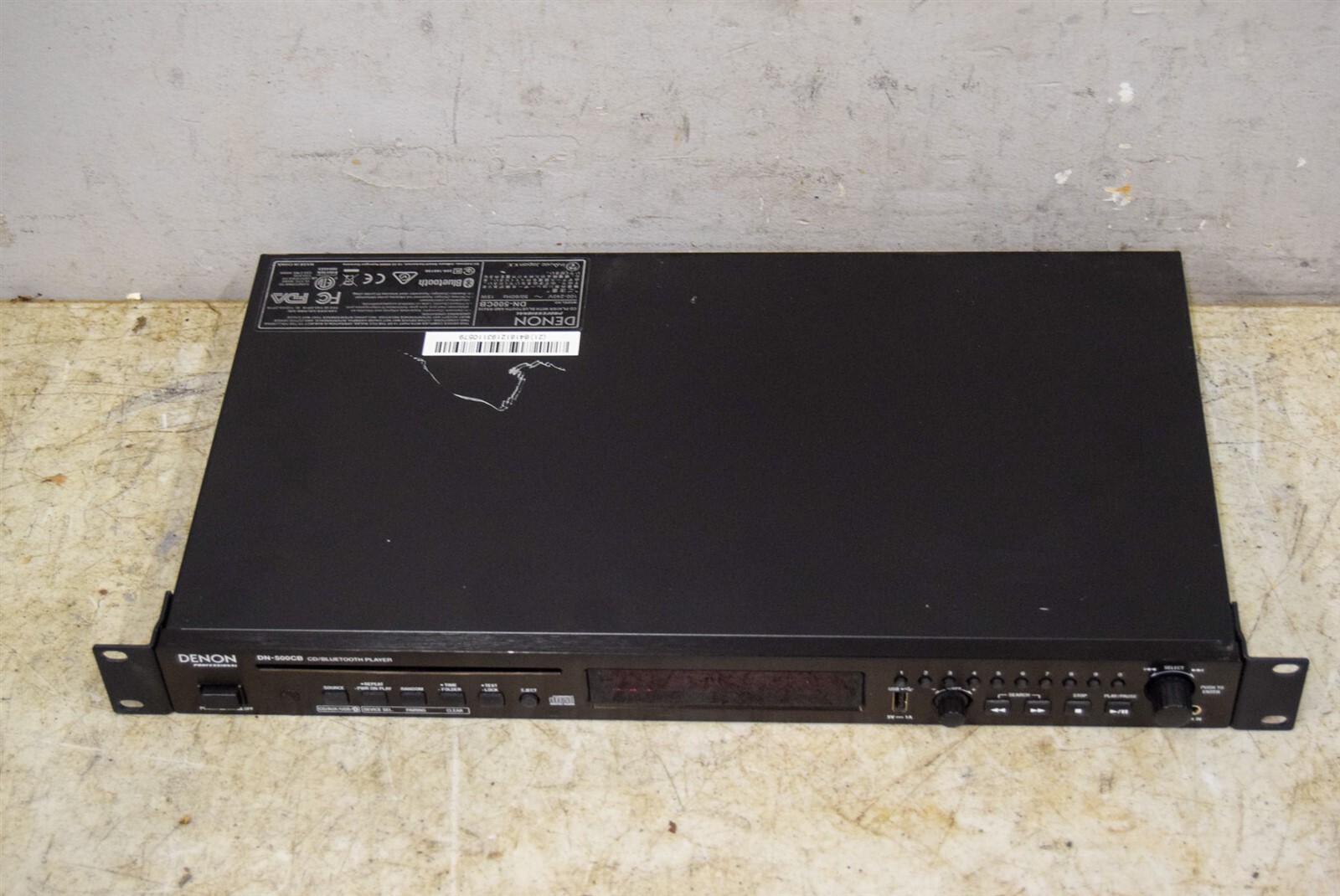 DENON DN-500CB Professional CD Player w Bluetooth (as is) #2 (S17