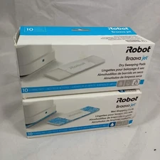 iRobot Braava Jet 10 Wet Mop Mopping Pads 10 Dry Sweeping Pads 