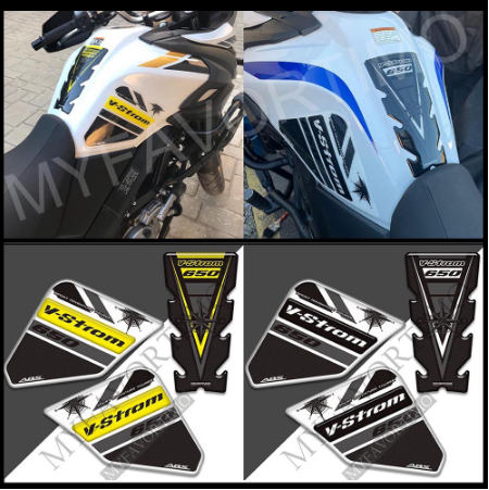 Autocollants Pour Motos Suzuki V-Strom Dl 650 2008 Bleu - Star Sam