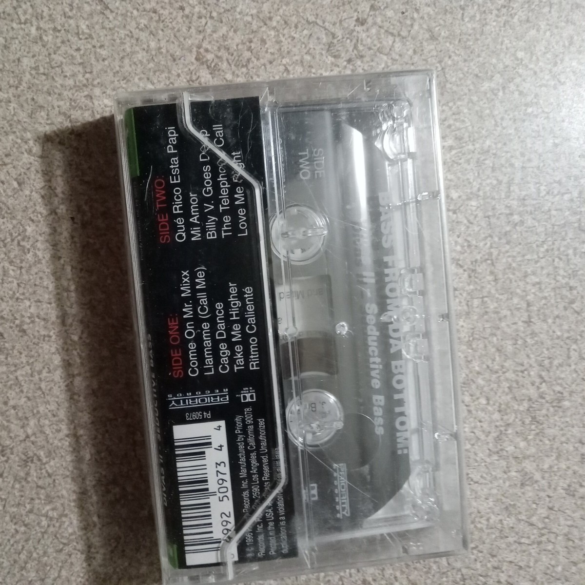 BASS FROM DA BOTTOM Divas II SEALED Rap Tape Mr. Mixx Billy