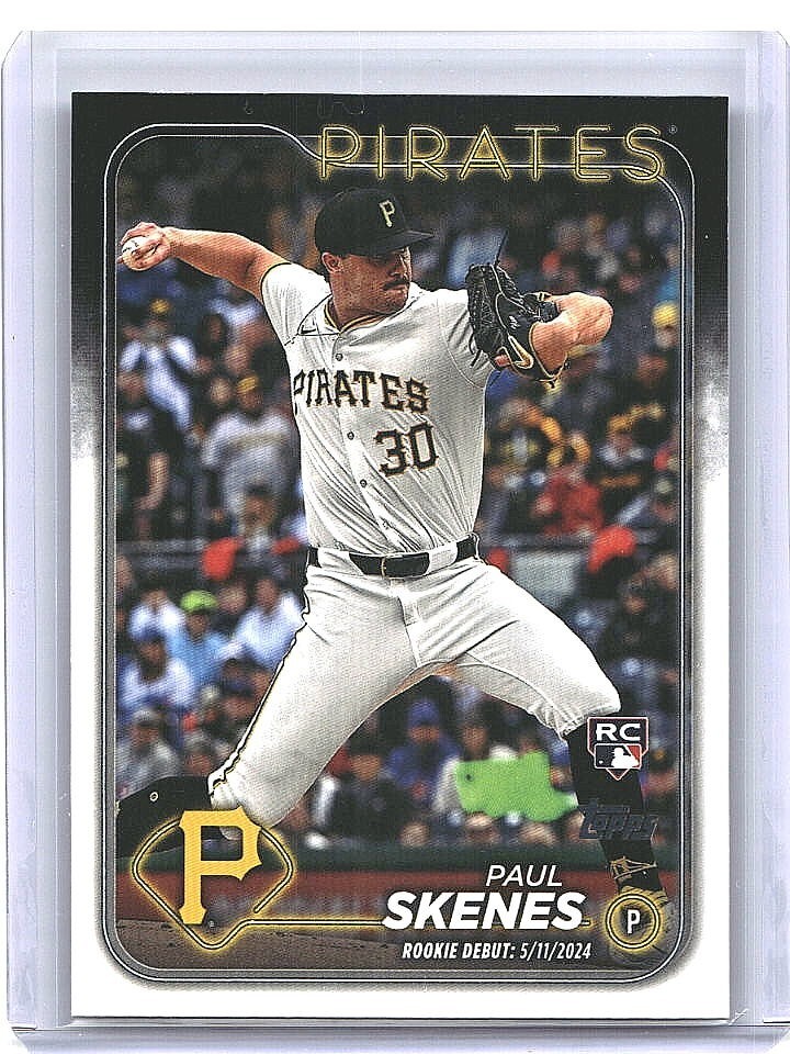 2024 Topps Update Rookie Debut Paul Skenes RC #US288 Pittsburgh Pirates
