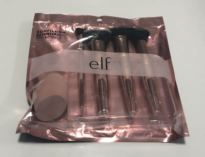 E.L.F. Complexion Essentials Kit (4 Brushes & 1 Face Sponge) 84161 New in Box