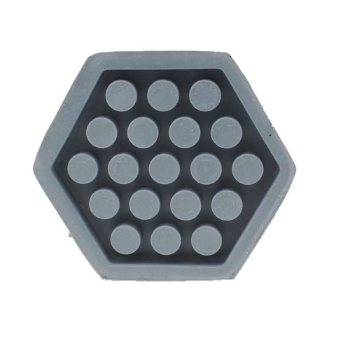 Schwerlast Krücke Gummi Spitzen Sechskant Aderendhülsen Füße - 22 mm 7/8" - 4er Pack - Bild 4 von 4
