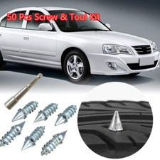 50x Borchie Vite Auto Camion Neve Anti Ruota Pneumatici Antiscivolo Punte Borchie Vite Chiodo
