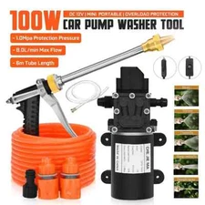 Car Washer Washing Machine 200PSI 12V 100W Household Car Wash Pump Portable