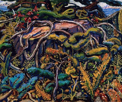 Canadian Jungle Painting by Arthur Lismer Reproduction
