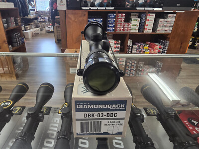 Vortex Diamondback 3.5 10x50 Riflescope Dead Hold BDC MOA Reticle DBK-03-BDC