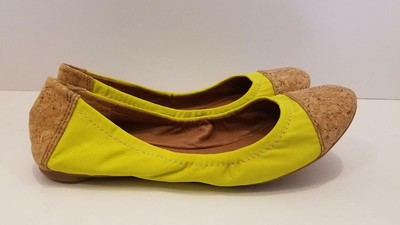 lucky brand yellow flats