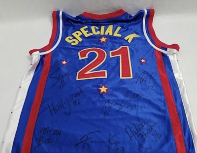 HARLEM GLOBETROTTERS 希少！ Official Harlem Globetrotters #21 Special K Blue Basketball jersey