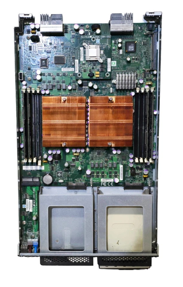 Supermicro SBA-7121M-T1  BLADE SERVER 1U DUAL AMD OPTERON 16GB RAM +AOC-IBH-002 - Image 3 of 4
