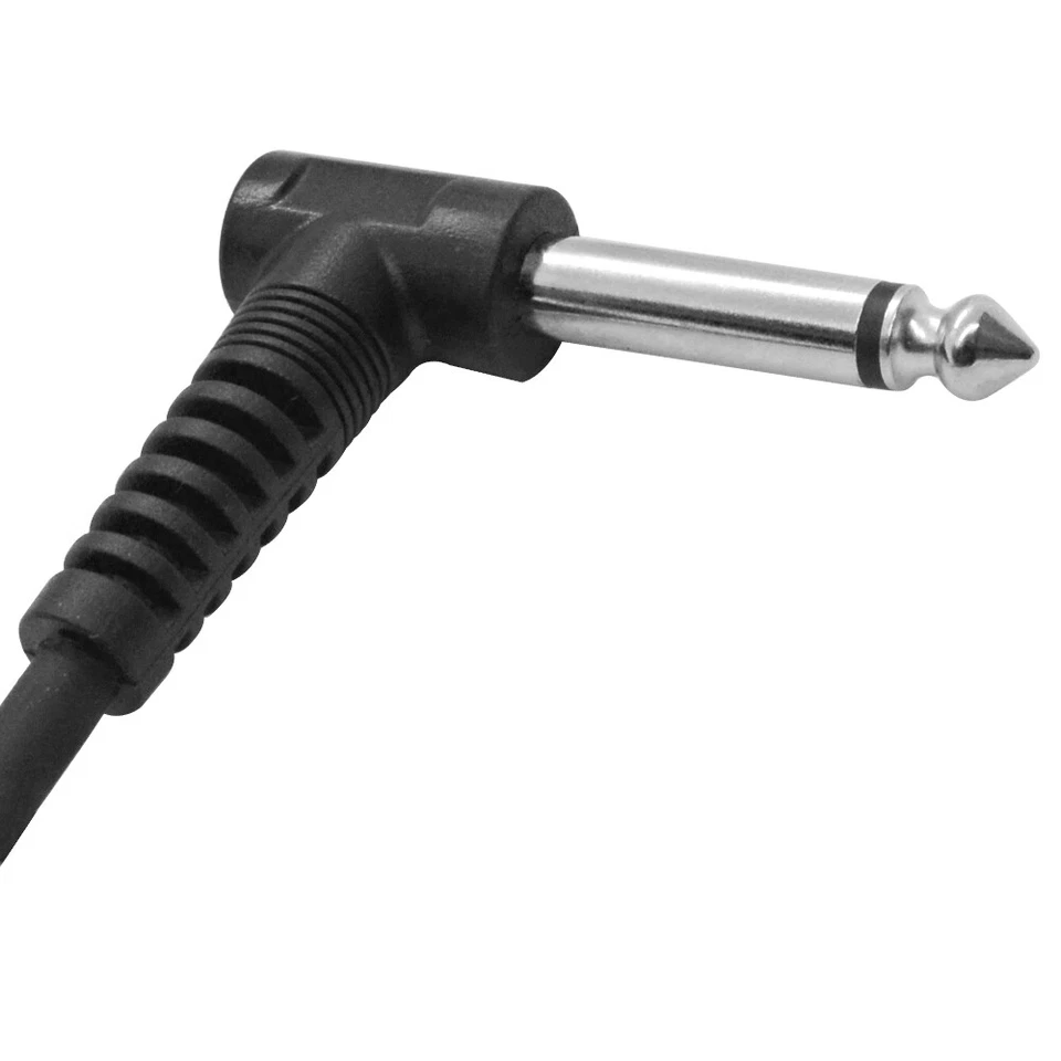 3 Pack of 6 Inch Right Angle 1/4" TS Pedal Board Patch Cables PA/DJ Cords - Image 4 of 4