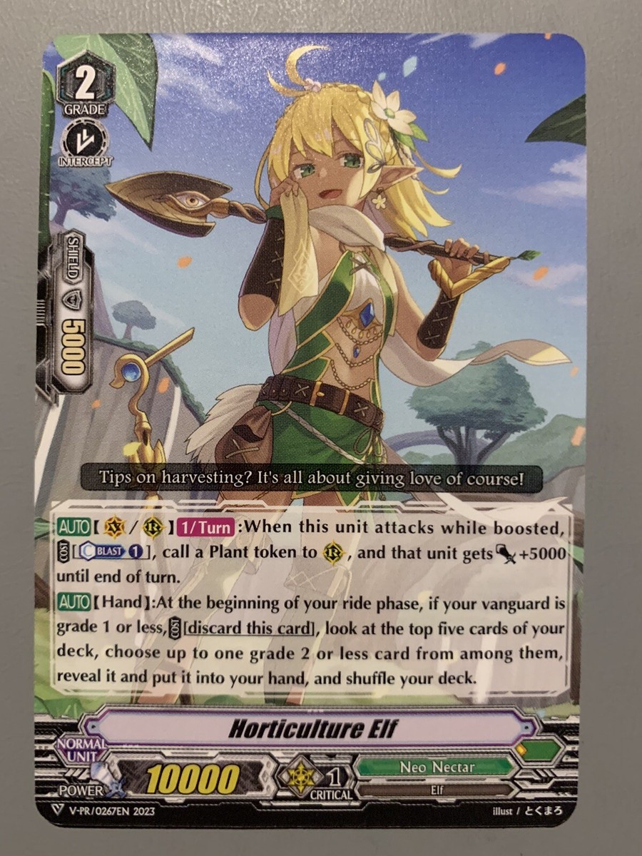 CARDFIGHT VANGUARD HORTICULTURE ELF (NEO NECTAR GRADE 2) V CARDFIGHT VANGUARD HORTICULTURE ELF (NEO NECTAR GRADE 2) V