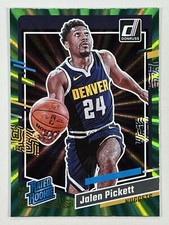2023-24 Panini Donruss - Green Holo Laser #217 Jalen Pickett Rated Rookie