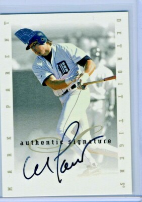 Mark Parent 1996 Leaf Authentic Signature Series On Card Autograph Auto
