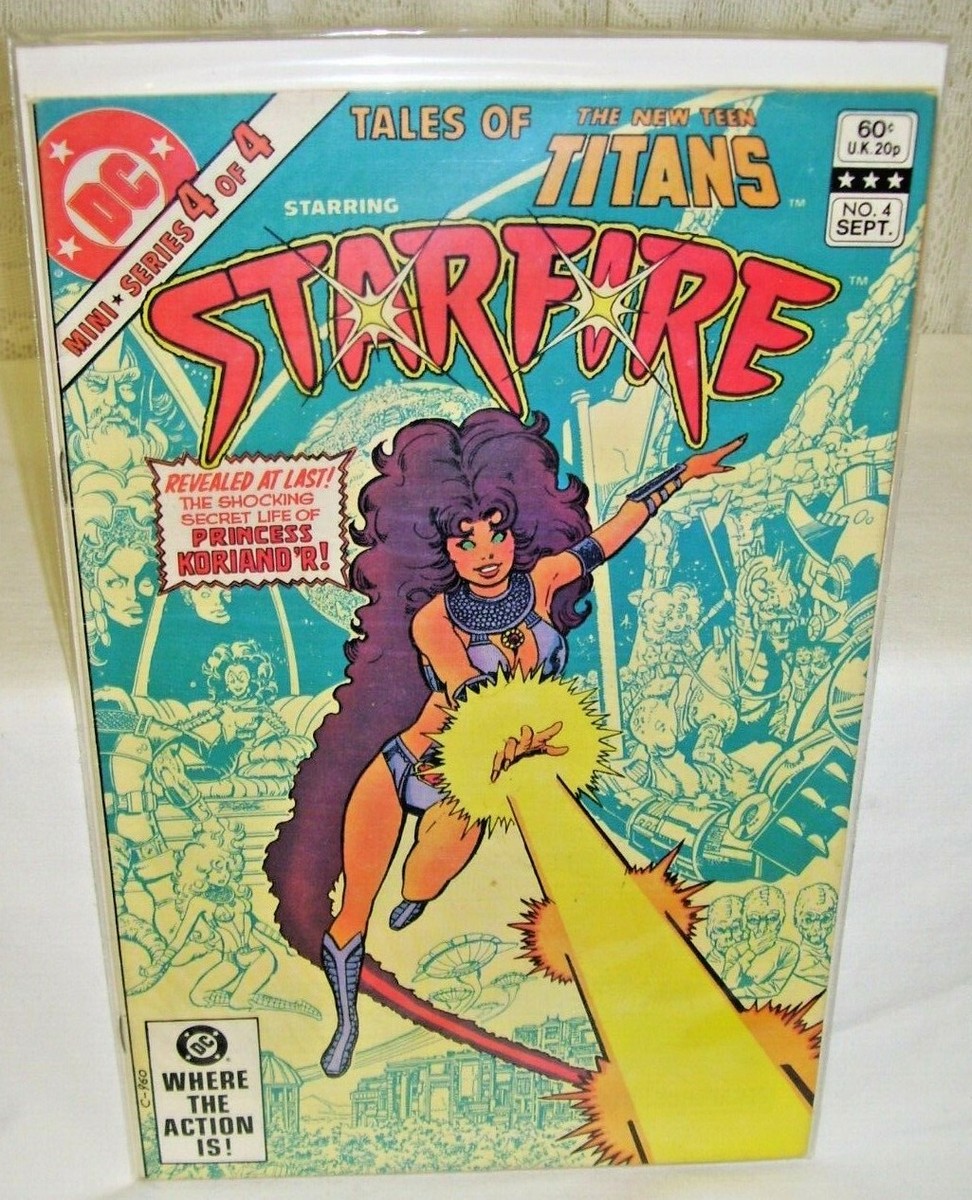DC Comics Tales of the Titans StarFire Sept #4 Vol 1 1982 | eBay