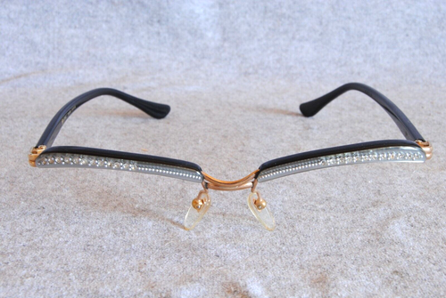 amore eyeglass frames vintage cats eye made in france nos