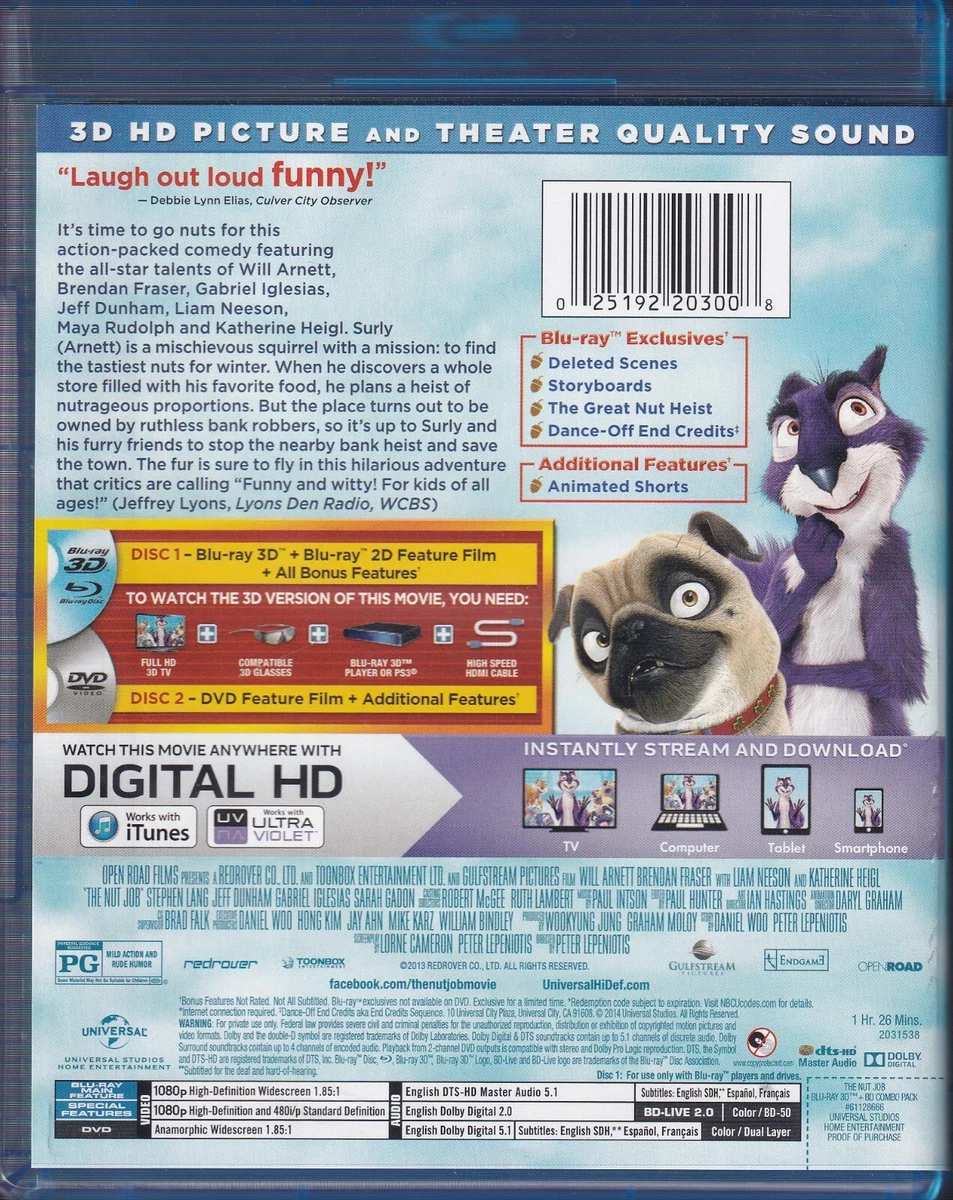 The Nut Job Blu Ray