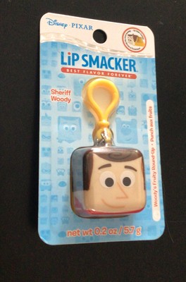 NWT Disney Pixar Lip Smacker Cube Balm Keychain Sheriff Woody