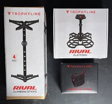 Trophyline Saddle Package M/L Nimbus Pro Kit Rival Sticks Rival Platform New
