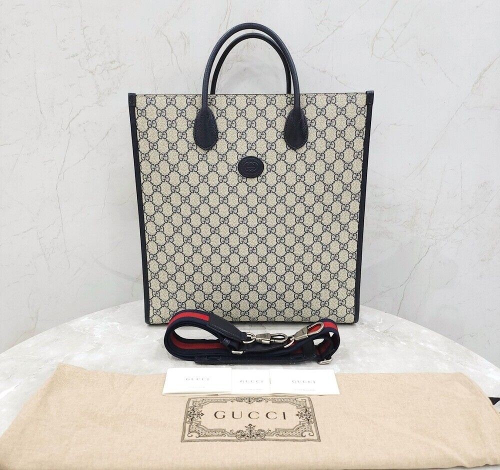 Gucci Interlocking G Medium Tote Shoulder Bag 133… - image 8