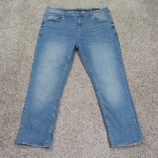 The Perfect Jean NYC Jeans Mens 38 Blue Slim Thick Stretch Denim Modern 38x29