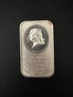 Vintage 1986 Madison Mint 1oz Silver Bar - James Madison - Liberty  1886-1986