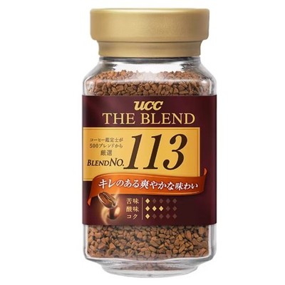 UCC The Japanese Instant Coffee Blend 113 Gentle Mild Taste ザブレンド やわらかな味わい 90g